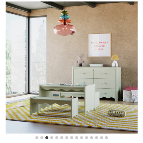 Storkcraft® Casablanca™ Deluxe Montessori Indoor Kids Table and Bench Set