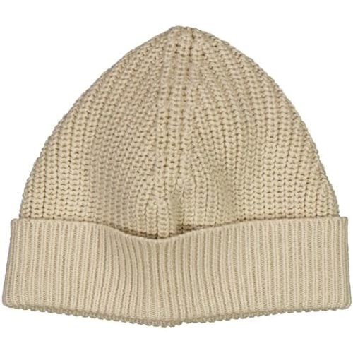Soft Organic Chunky Cotton Knit Cute Baby Beanie | Hat with Folded Edge - Stretchy, Comfortable & Machine Washable