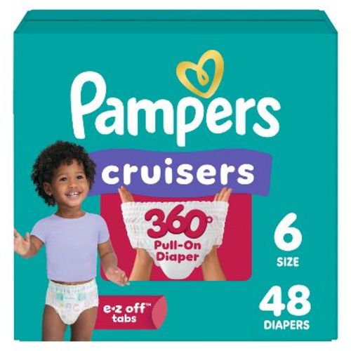Pampers Cruisers 360 Diapers - (Select Size and Count)