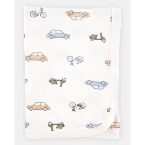 Baby Boy Cars PurelySoft Blanket - Ivory | Carter's