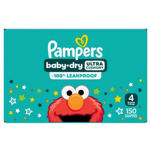 Pampers Baby Dry Diapers Pack - Size 4 - 150ct