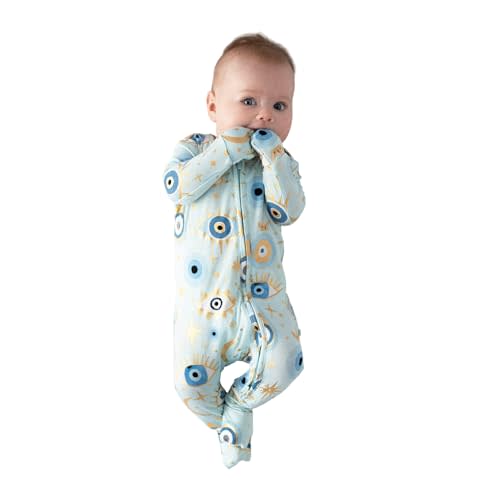 Posh Peanut Convertible Baby Sleepers - Girls Footless Baby Pajamas with 2 Way Zipper for Easy Diaper Changes