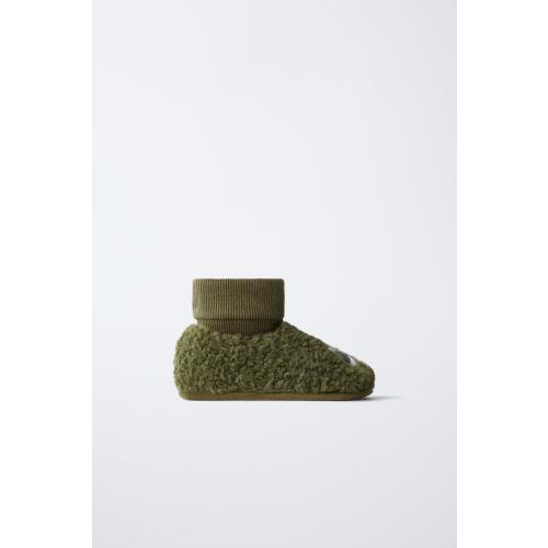 MONSTER HOUSE SLIPPERS - Khaki Green | ZARA United States