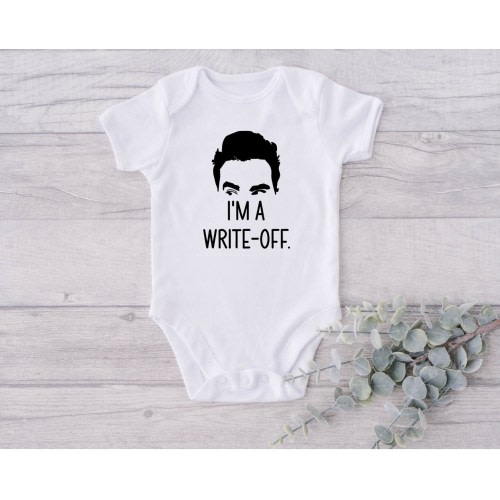 Schitt's Creek I'm A Write-Off Bodysuit, David Rose, The Bebe Ew David, Schitt’s Creek Bodysuit, Schitt’s Creek Baby, That's A