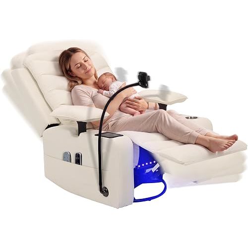 Olela Auto Glider Recliner, Smart Power Automatic Rocking Nursery Chair