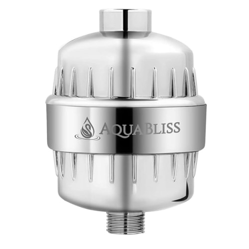 AquaBliss High Output Revitalizing Shower Filter - Reduces Dry Itchy Skin, Dandruff, Eczema, and Dramatically Improves The Condition of Your Skin, Hair and Nails - Chrome (SF100)