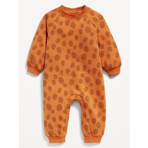 Long-Sleeve Fleece One-Piece Jumpsuit for Baby