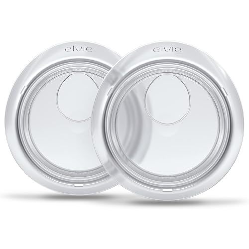 Elvie Catch - Milk Collection Shells - Discreet, Leak-Protection, Reusable Silicone Cups - Collect Up to 1oz - Breastfeeding Essentials - Set of Two