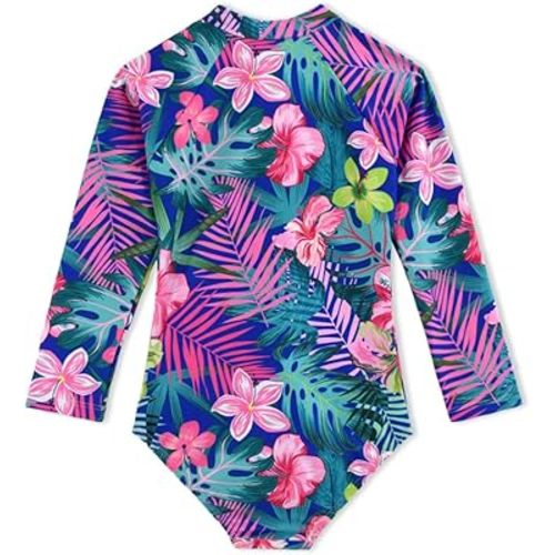 Amazon.com: Little Toddler Girls Swimsuits One Pieces Long Sleeve Swimwear UPF50+ Kids Zipper Sun Protection Bathing Suits Yellow 4T : Clothing, Shoes & Jewelry