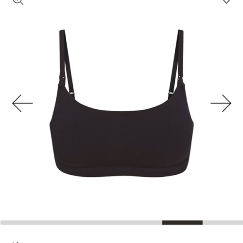 COTTON JERSEY MATERNITY NURSING SCOOP BRALETTE | SOOT | SKIMS
