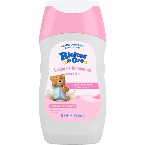 Ricitos de Oro | Grisi | Almond Milk Body Cream | Sweet Softness and Moisture | Hypoallergenic for Daily Use | 250ml