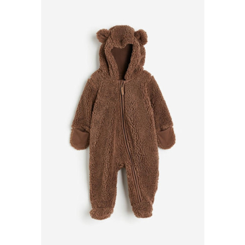 H&M Faux Shearling Overall