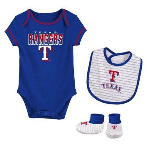 MLB Texas Rangers Newborn Layette Set - 3-6M