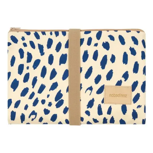 Nobodinoz - Travel changing mat Hyde Park Leonie - Blue | Smallable