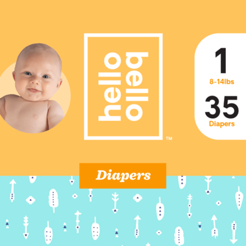 Hello Bello Diapers Jumbo Pack - Arrows Up - Size 1 (35ct)