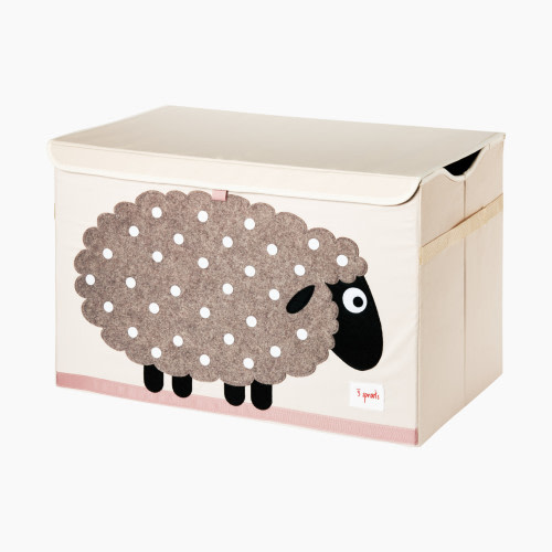 3 Sprouts Toy Chest - Beige Sheep