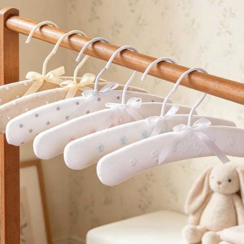 Embroidered Baby Hangers | Cloth Hangers | Child Hangers | Nursery Décor | Baby Shower Gif