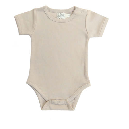 Organic Shoulder Snap Bodysuit | Fawn – LUCY LUE ORGANICS