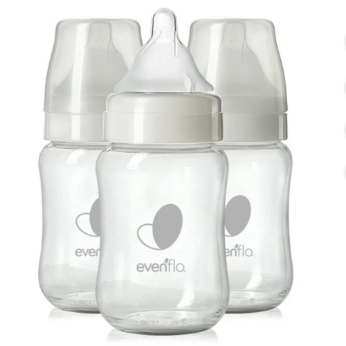 Evenflo Balance + Glass, Wide Neck Baby Bottles