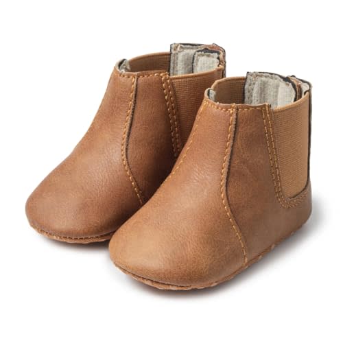 Meckior Baby Girls Cowboy Tassel Boots Side Zipper Moccasins Soft Bottom Non-Slip Toddler Shoe