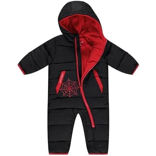 Spyder Baby Snow Suit - Fleece Lined Zip Snow Pram, Baby Snowsuit for Infants for Winter for Boys and Girls, Sizes 0-24M