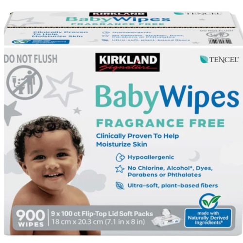 Kirkland Signature Baby Wipes Fragrance Free