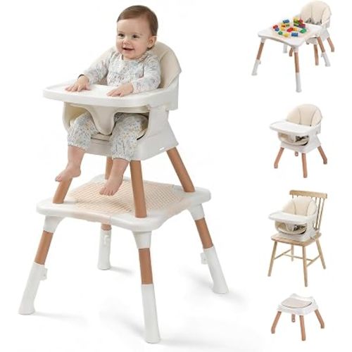 Mallify 8 in 1 High Chairs for Babies and Toddlers, Baby Feeding Chair