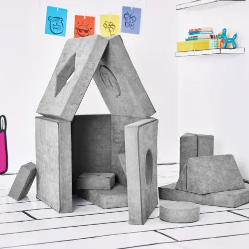 Yourigami 12-piece Kid's Convertible Play Fort | Costco