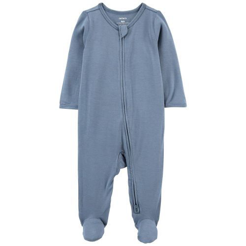 Baby Zip-Up LENZING™ ECOVERO™ Sleep & Play - 3M - Blue