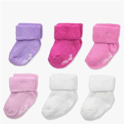 Little Me baby-girls 6 Pack Variety Socks