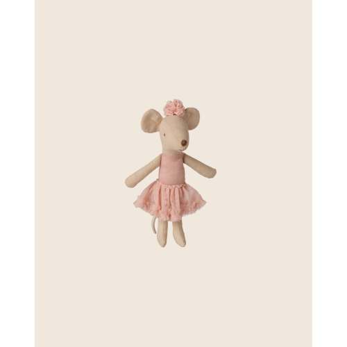 PRE-ORDER: Maileg Ballerina Mouse, Big Sister - Light Heather (Estimated Arrival End of October)