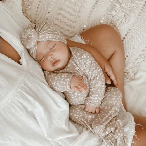 Sleeper & Headwrap Set (Newborn)