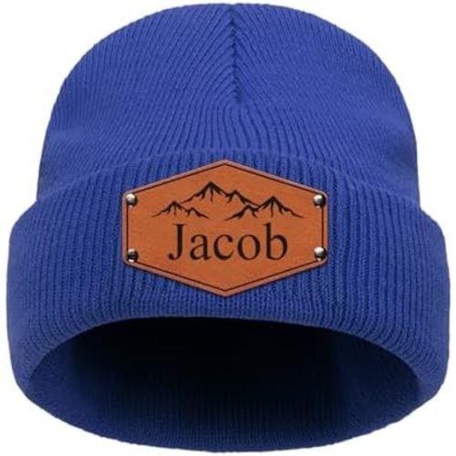 lanleay Custom Beanie Hat for Baby Boys Girls Personalized Toddler Beanie