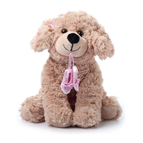 The Petting Zoo Ballerina Scruffy Dog Stuffed Animal, Dance Gifts, 10 in | Ballerina Scruffy Dog by Zoologee. Great for birthdays and dance recital gifts for girls