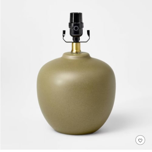 Ceramic Lamp Base Green - Threshold™ designed with Studio McGee