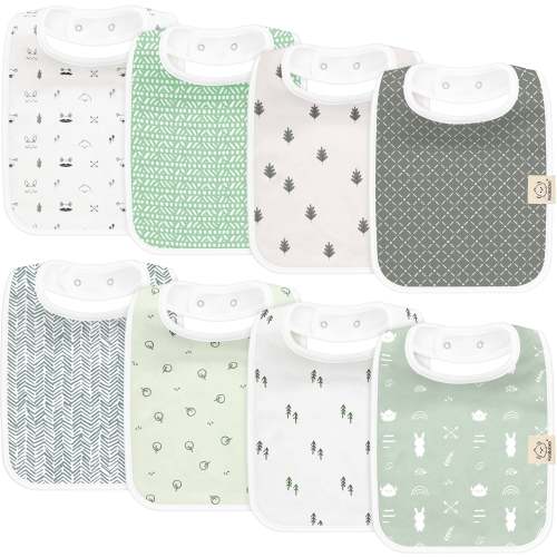 8-Pack Coast Drool Bibs (Nordic)