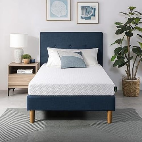 ZINUS 6 Inch Twin Cooling Essential Memory Foam Mattress [NewVersion], Fiberglass Free, Medium Feel, Breathable Cooling Layers, Certified Safe Materials