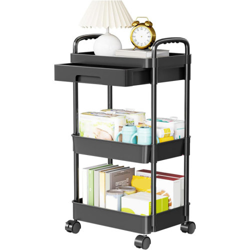 iMounTEK 3 Tier Rolling Utility Cart with Drawer | Wayfair