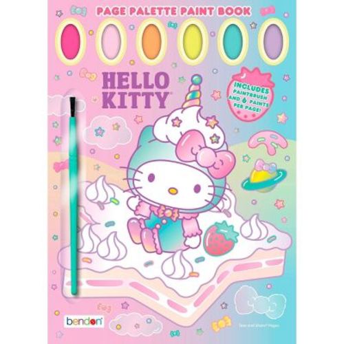 Hello Kitty Page Palette Paint Book