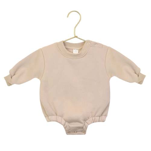 Sweatshirt Romper - Mocha