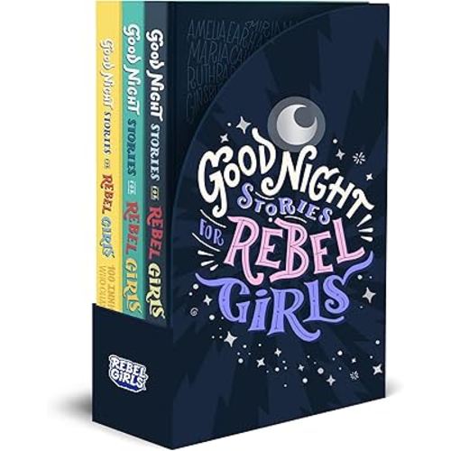 Good Night Stories for Rebel Girls 3-Book Gift Set