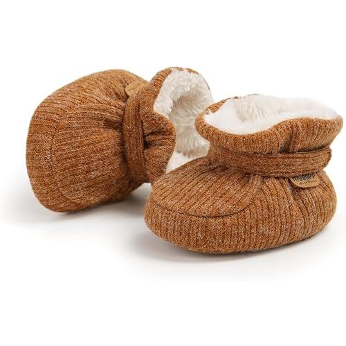 Ohwawadi Infant Baby Slippers Girls Boys Booties Warm Baby Socks Shoes Newborn Crib Footwear Prewalkers