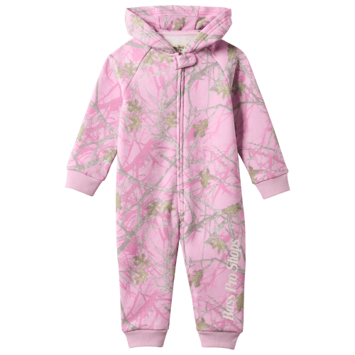 Bass Pro Shops TrueTimber Conceal Pink Faded Wash Fleece Coveralls for Babies | Bass Pro Shops