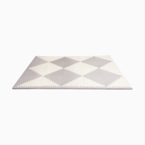 Skip Hop Geo Playspot Foam Floor Tiles - Grey/Cream