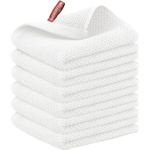 Nialnant Kitchen Hand Towels, 13 x 28 Inches, 100% Cotton Dish Towel for Home, Soft Dish Cloth for Kitchen, Super Absorbent Tea and Bar Towels