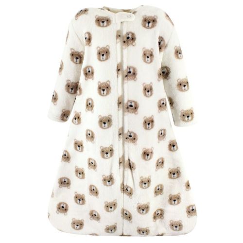 Hudson Baby Plush Long-Sleeve Sleeping Bag, Sack, Blanket, Bear, 18-24M