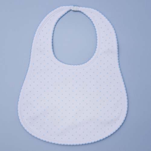 Mini Dots Bib - Blue