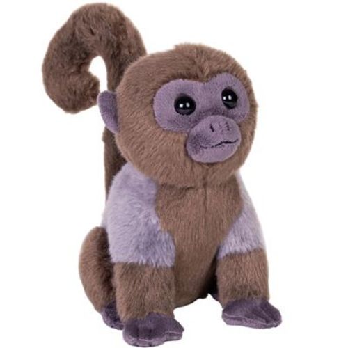 Wild Republic Rainforest Woolly Monkey, Stuffed Animal, 6 Inches, Plush Toy, Fill is Spun Recycled Water Bottles