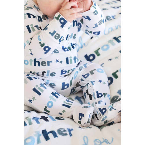Little Brother Zipper Footie