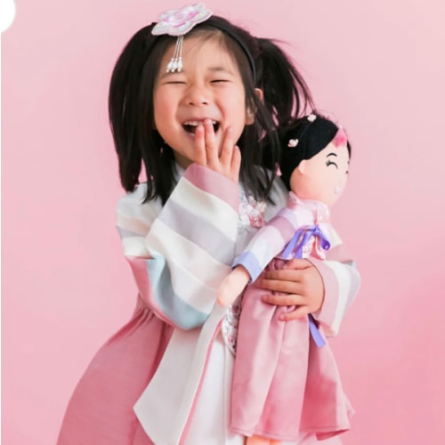 Korean Danbi Doll | Authentic Hanbok Cultural Toy | Seollal Gift | Joeydolls